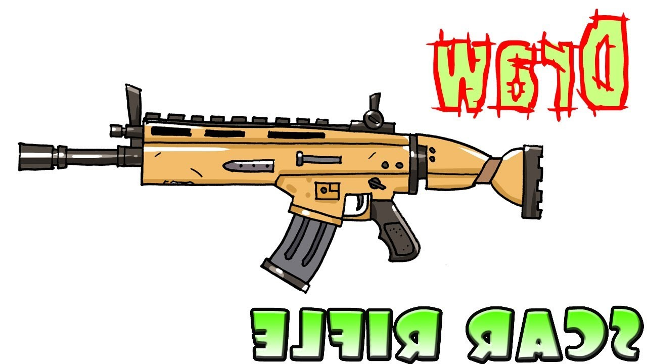 Dessin fortnite Scar Luxe Images How to Draw the Scar Rifle