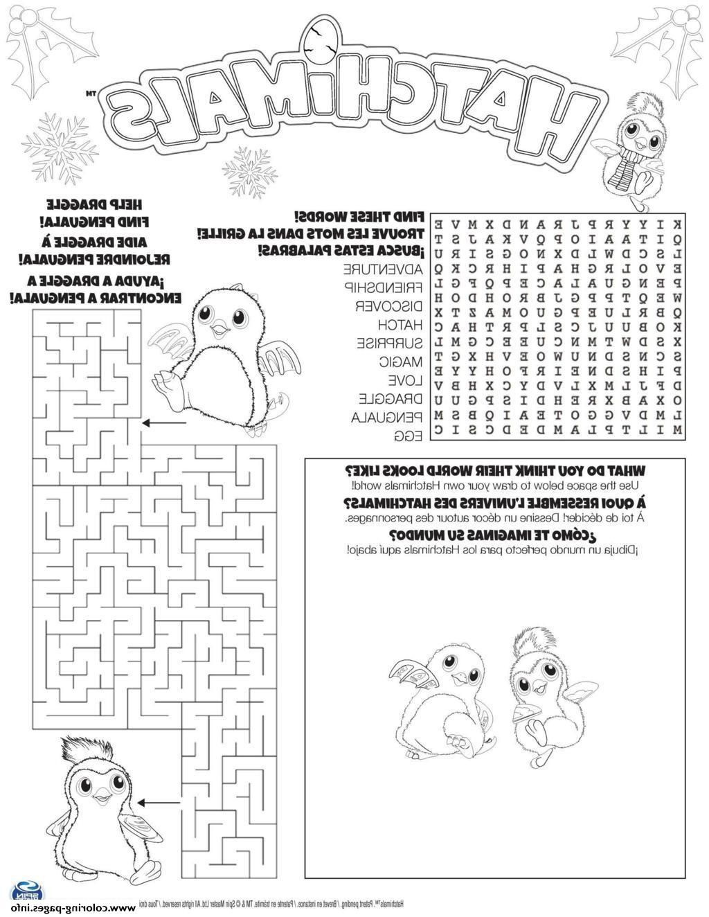 Dessin Hatchimals Unique Photos Print Hatchimals Hatch Game Coloring Pages