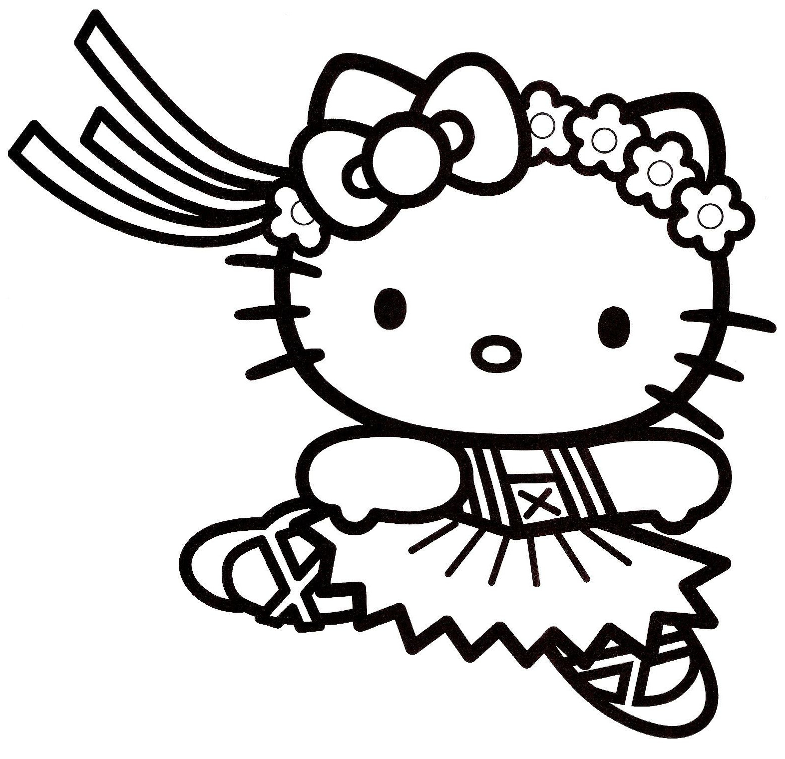 Dessin Kawaii à Colorier Nouveau Photos Coloriage Hello Kitty à Colorier Dessin à Imprimer