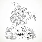 Dessin Sorciere Halloween Luxe Images Coloriage Sorcière