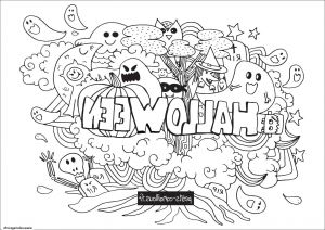 Image Halloween Dessin Cool Images Coloriage Halloween Doodle Dessin