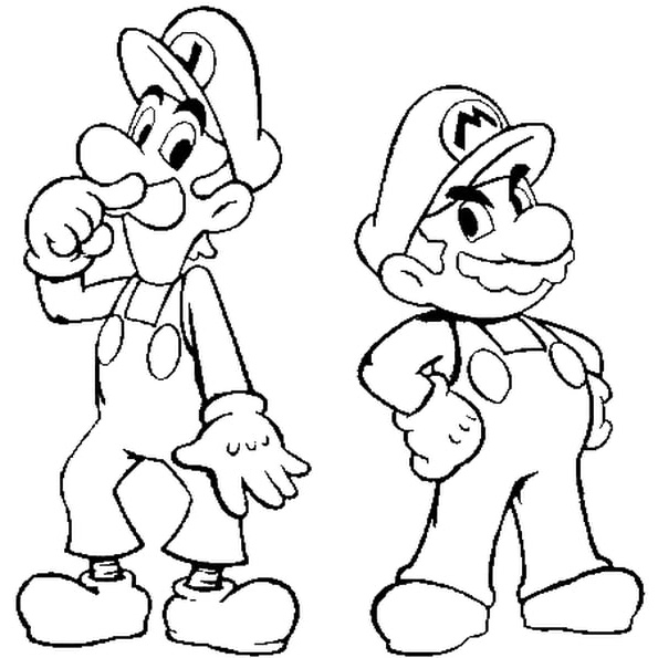 Mario Bros Coloriage Inspirant Collection Coloriage Luigi