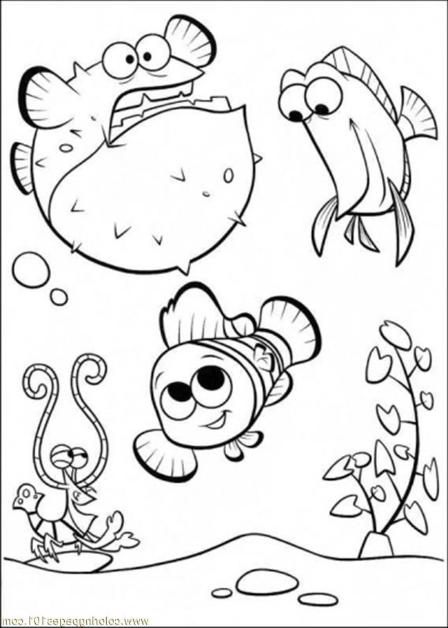 Nemo Coloriage Impressionnant Photos Nemo Coloring Pages to Print Coloring Home
