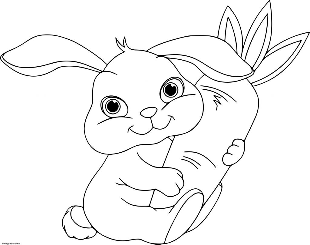 Pâques Dessin Bestof Images Coloriage Lapin De Paques Avec Carotte