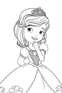 Princesse sofia Coloriage Inspirant Collection Princesse sofia Disney Junior