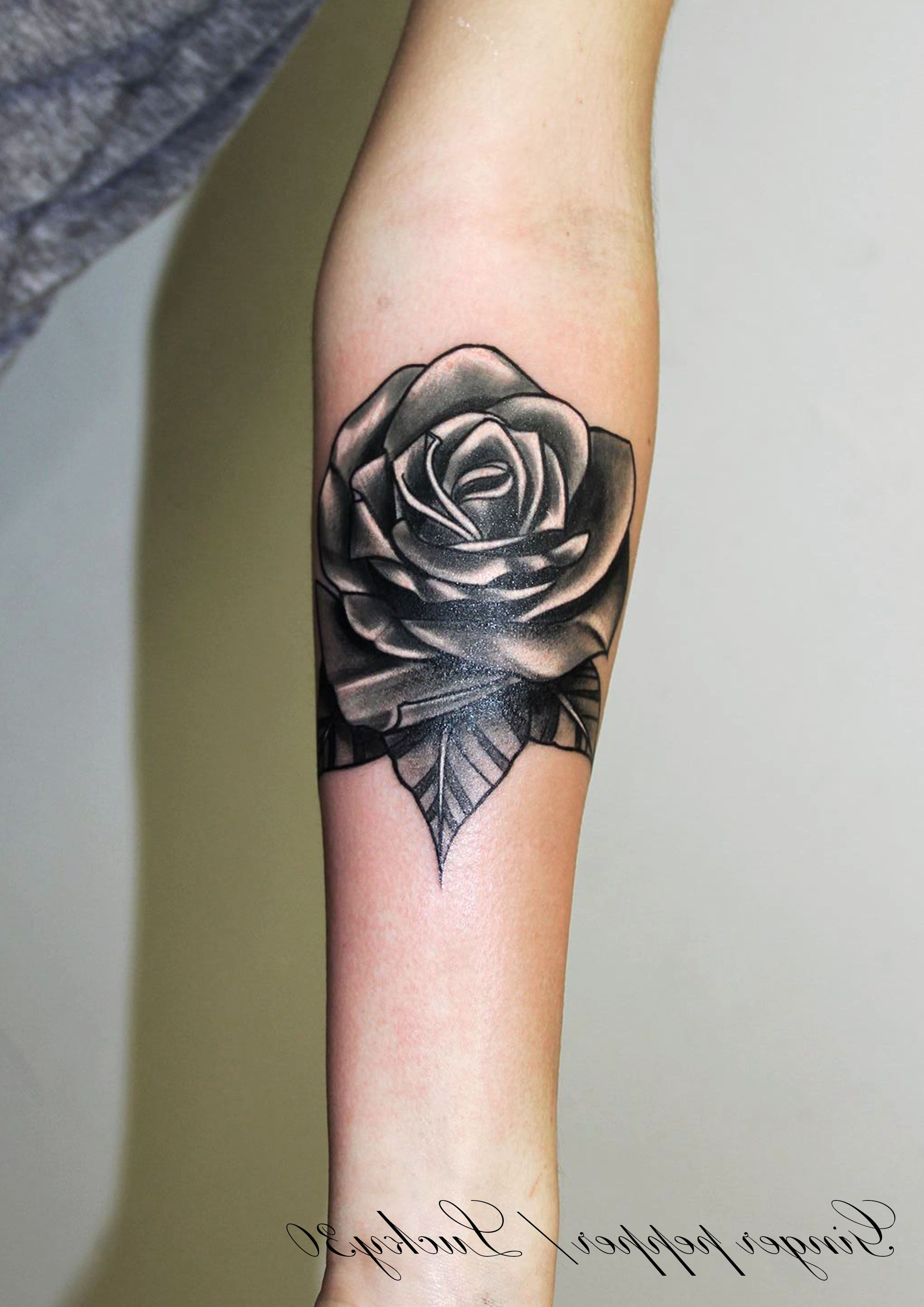 Rose Noir Et Blanc Dessin Impressionnant Photos Tattoo Rose Noir Et Blanc Par Ginger Pepper à Lucky30