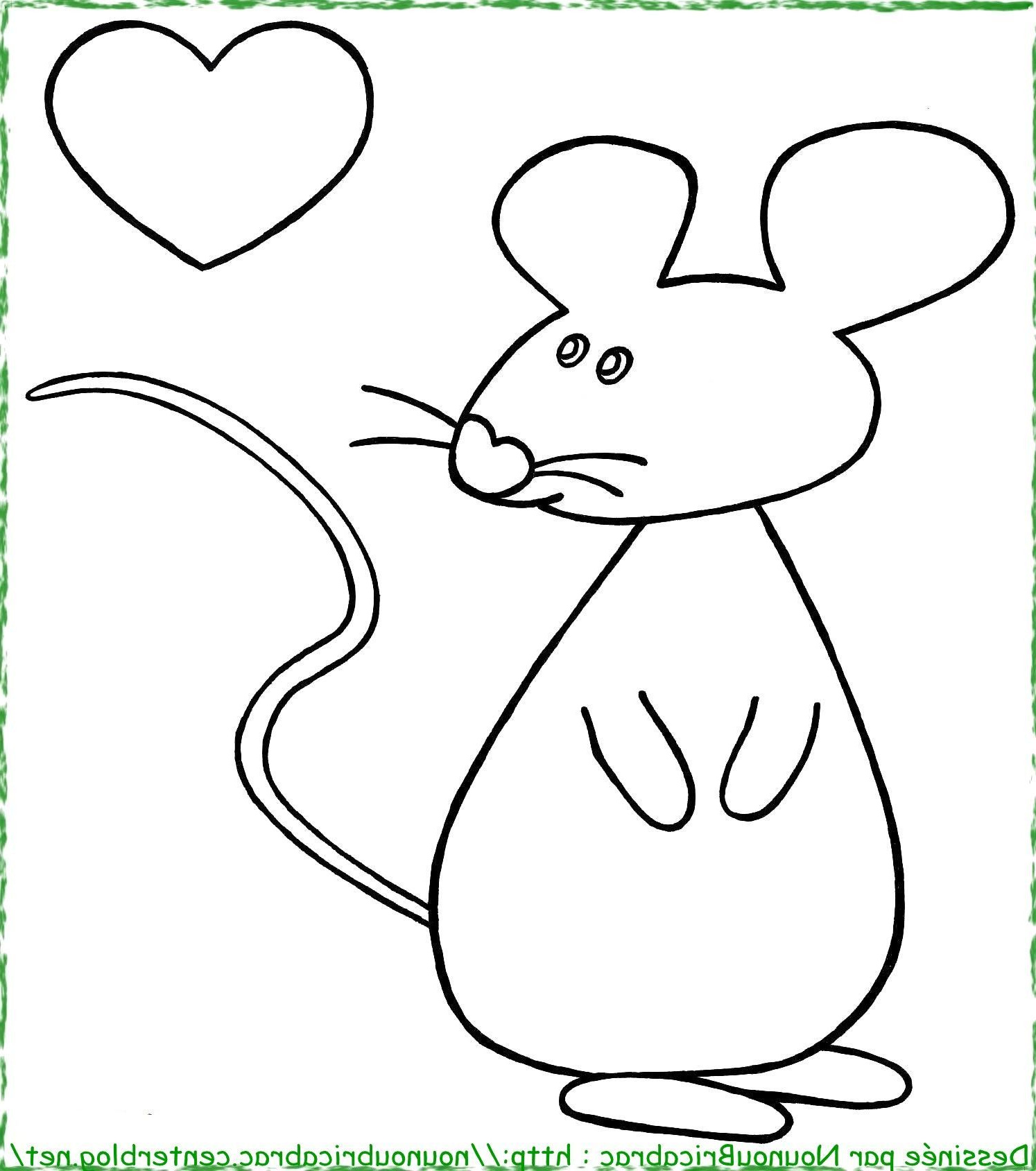 Souris à Colorier Unique Stock souris à Colorier Dessine Une souris