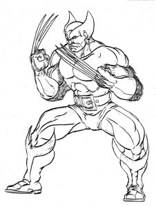 Wolverine Dessin Cool Galerie Wolverine 3 Super Héros – Coloriages à Imprimer