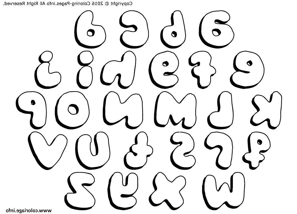 Alphabet A Colorier Impressionnant Stock Coloriage Alphabet Maternelles Plet Jecolorie