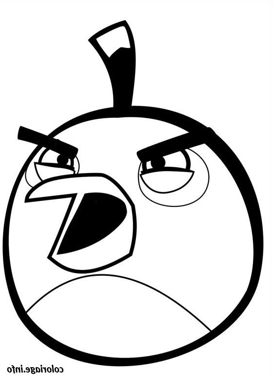 Angry Birds Dessin Beau Galerie Coloriage Angry Birds Oiseau Inquiet Dessin