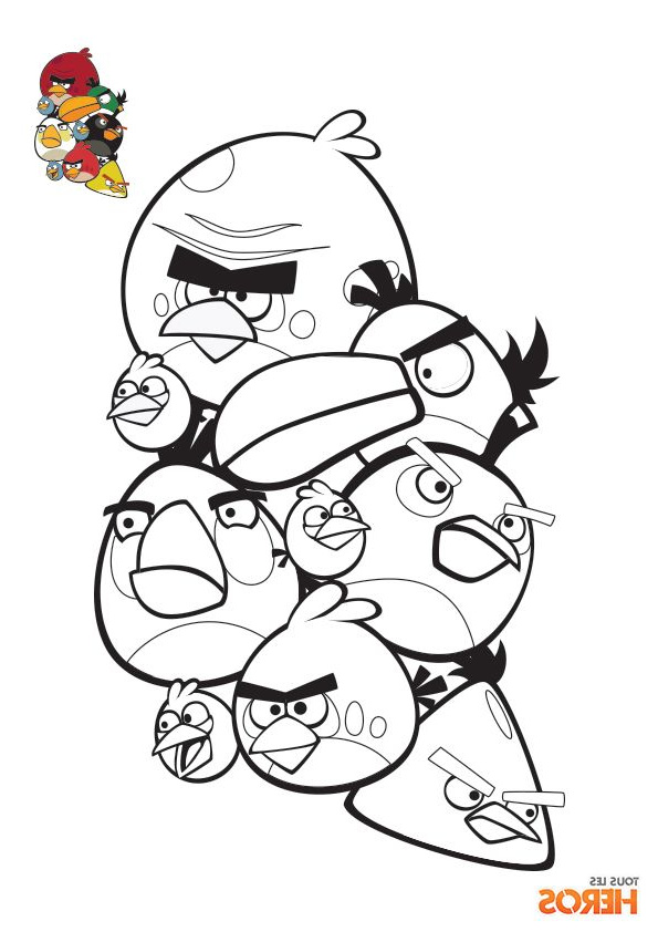Angry Birds Dessin Luxe Images Coloriage Angry Birds