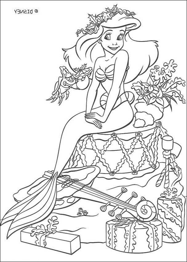 Ariel Coloriage Élégant Collection the Little Mermaid Coloring Pages Hellokids