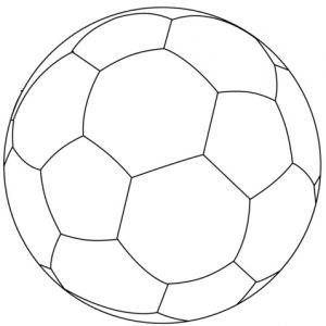 Ballon De Foot à Colorier Élégant Images Ballon De Football Coloriage