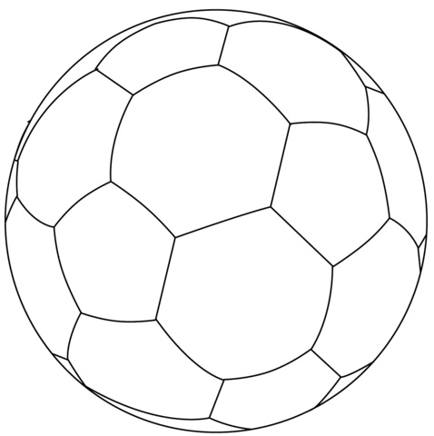 Ballon De Foot à Colorier Élégant Images Ballon De Football Coloriage
