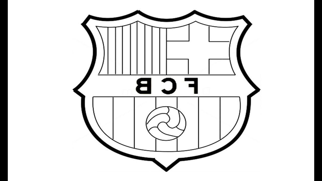 Barcelone Dessin Élégant Stock O Dibujar El Escudo Del Barcelona Paso A Paso Fútbol
