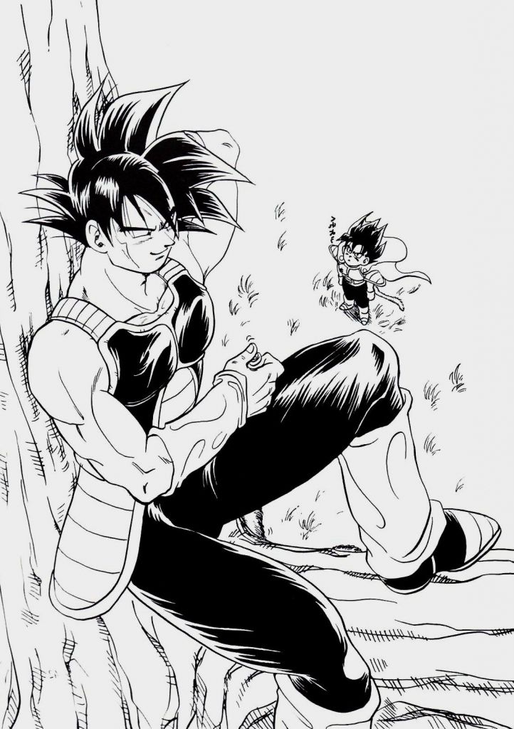 Bardock Dessin Nouveau Photos Ve A and Bardock Dragon Ball - Coloriage ...