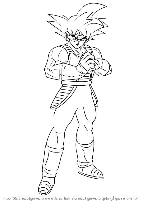 Bardock Dessin Nouveau Stock Step by Step How to Draw Bardock Full Body From Dragon