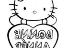Bonne Année Coloriage Impressionnant Photos Coloriage Bonne Annee Hello Kitty Jecolorie