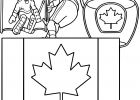 Canada Dessin Bestof Images Coloriage Canada Drapeau Maple Syrup Jecolorie