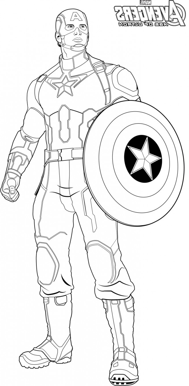 Capitaine America Coloriage Nouveau Images Coloriage Captain America Avengers Age Ultron Dessin