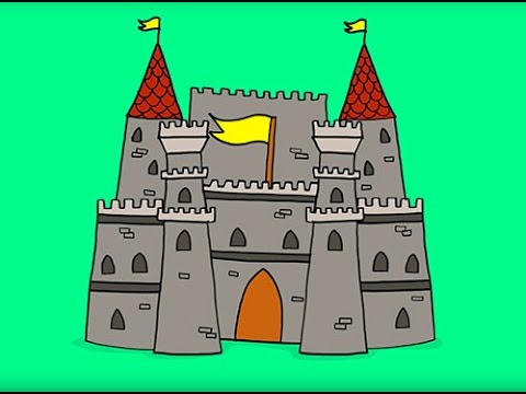 Chateau De Princesse Dessin Beau Collection Apprendre à Dessiner Un Château fort How to Draw A