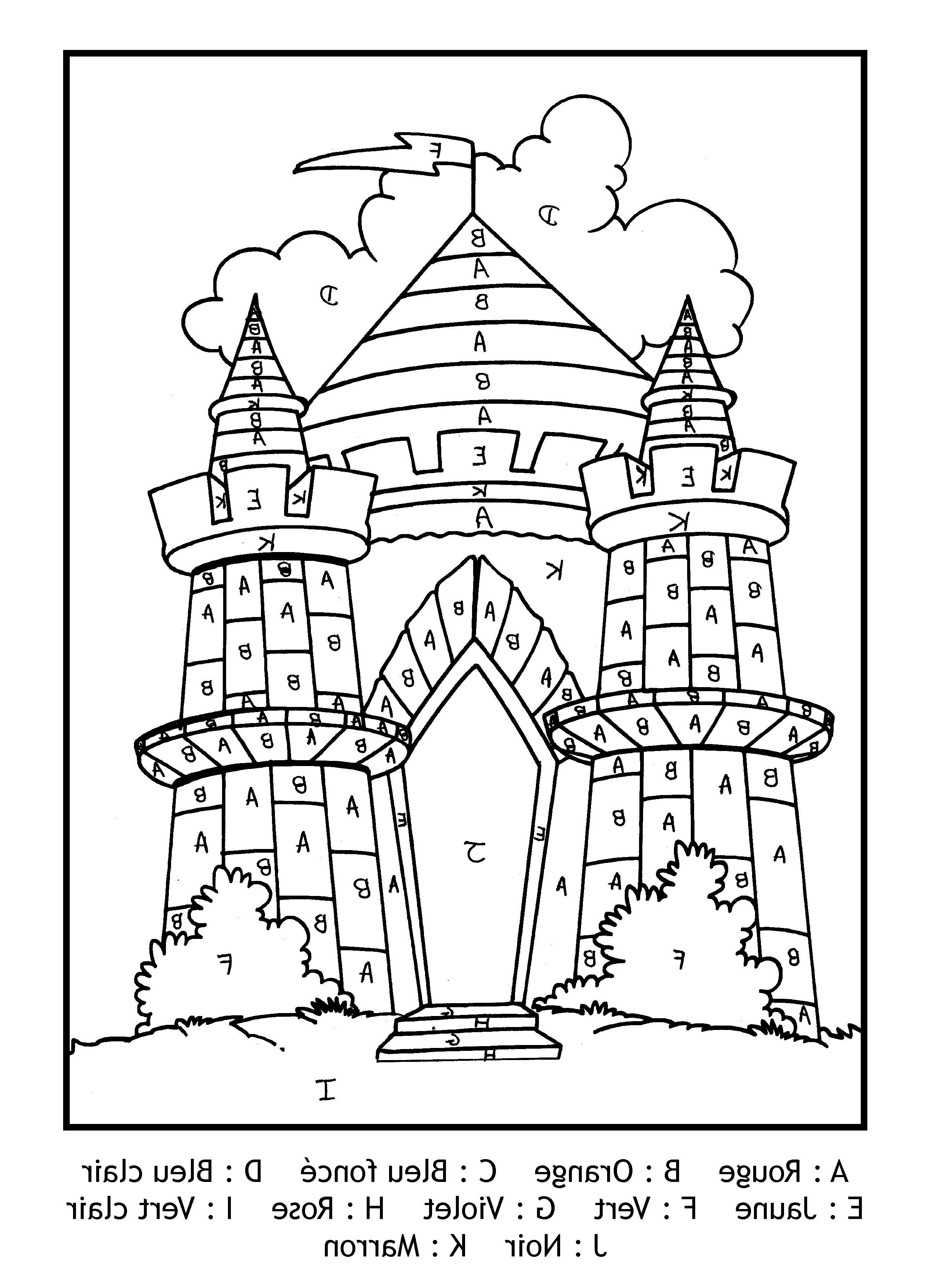 Chateau Moyen Age Dessin Beau Image Pour Imprimer Ce Coloriage Gratuit Coloriage Magique