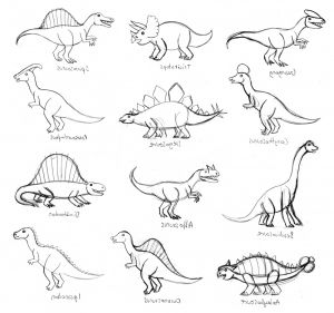 Coloriage A Imprimer Dinosaure Beau Galerie Coloriages à Imprimer Dinosaures Numéro