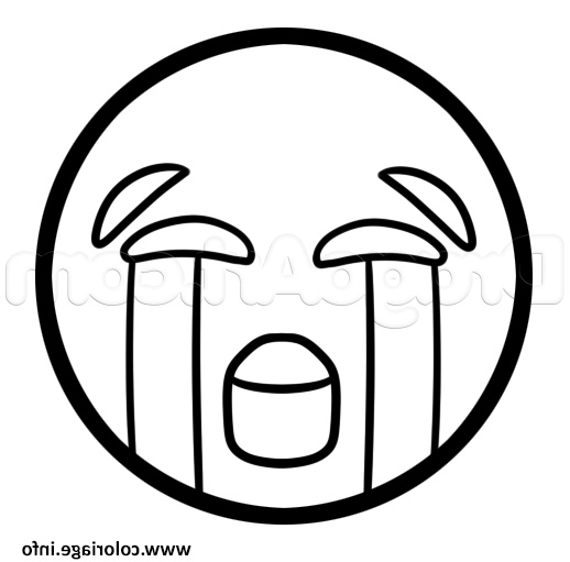 Coloriage à Imprimer Emoji Nouveau Image Coloriage Ment Dessiner the Crying Laughing Emoji Dessin