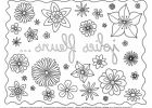 Coloriage à Imprimer Fleurs Impressionnant Collection Cocolico Creations Mercredi Coloriages Jolies Fleurs