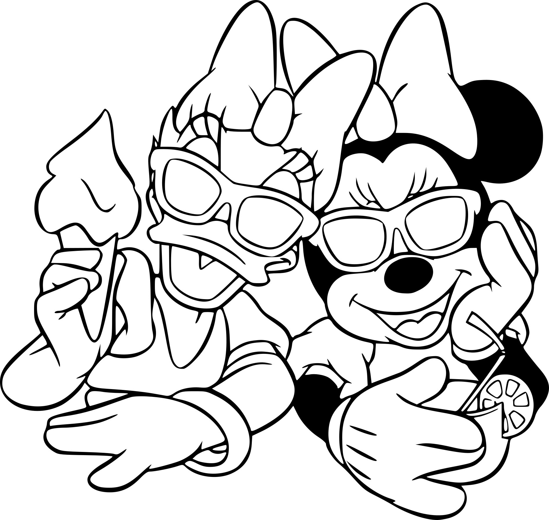 Coloriage à Imprimer Minnie Beau Images Coloriage Minnie Mouse Et Daisy Duck à Imprimer Sur