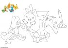Coloriage à Imprimer Pokemon Pikachu Luxe Collection Coloriage Pokemon Pikachu Treecko torchic Mudkip