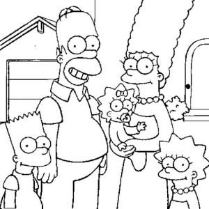 Coloriage à Imprimer Simpson Nouveau Collection Les Simpsons Coloriage Les Simpsons En Ligne Gratuit A
