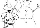 Coloriage à Imprimer Simpson Nouveau Galerie Coloriage A Imprimer Bart Simpson Et son Bonhomme De Neige