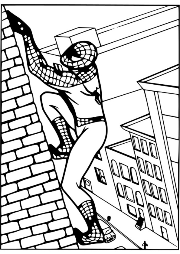 Coloriage à Imprimer Spiderman Unique Stock 124 Dessins De Coloriage Spiderman à Imprimer