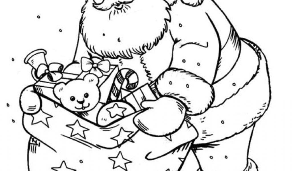 Coloriage A4 élégant Photos Coloriage Pere Noel à Imprimer