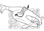 Coloriage Aladin Inspirant Photos Coloriage Aladdin Genie Kleurplaten