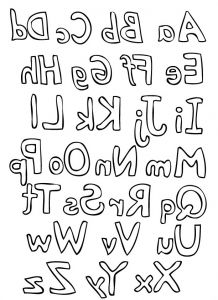 Coloriage Alphabet Inspirant Photos Coloriage Grande Lettres De L Alphabet Dessin Gratuit à