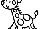 Coloriage Animaux Facile Unique Photographie Coloriage Giraffe Facile Enfant Maternelle Dessin Pour