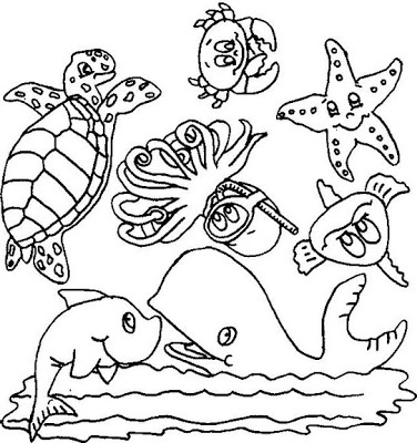 Coloriage Animaux Marins Nouveau Image Desenhos Para Colorir E Pintar Fundo Do Mar