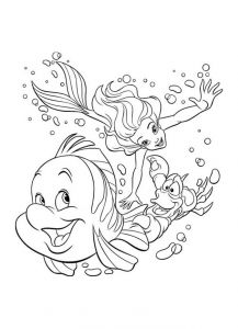 Coloriage Ariel à Imprimer Luxe Photos Ariel Petite Sirene Disney 6 Coloriage La Petite Sirène