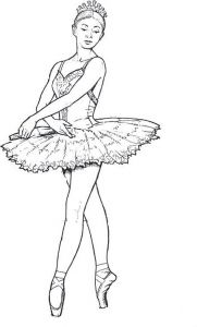 Coloriage Ballerina Nouveau Galerie Ballet Dancers Coloring Pages for Teenagers and Adults