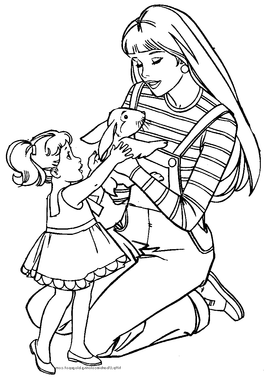 Coloriage Barbie Bestof Collection Barbie Coloring Pages Coloring Pages Of Barbie with Kelly