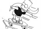Coloriage Bart Simpson Luxe Photos Coloriage Bart Simpson Joue Au Skate Dessin Gratuit Imprimer
