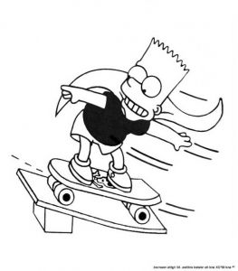Coloriage Bart Simpson Luxe Photos Coloriage Bart Simpson Joue Au Skate Dessin Gratuit Imprimer