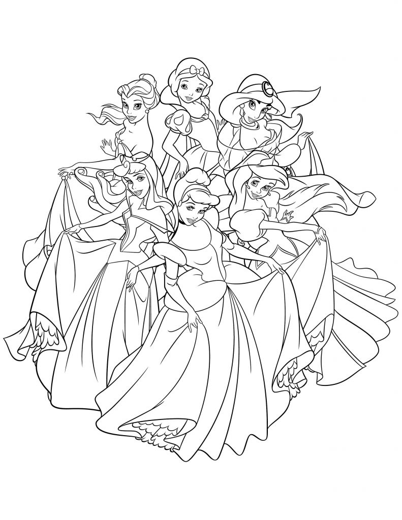 Coloriage Bébé Princesse Disney Nouveau Images Coloriage De Disney