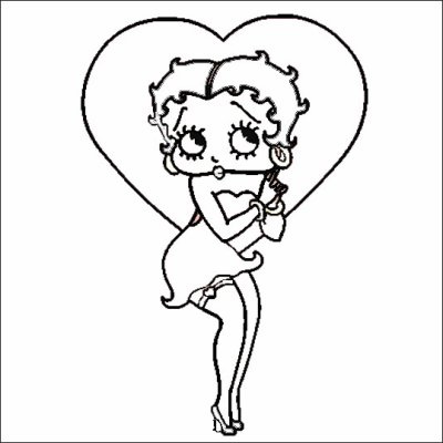 Coloriage Betty Boop Impressionnant Photos Coloriage De Betty Boop Coloriages