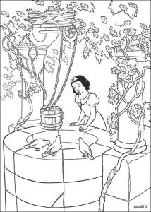Coloriage Blanche Neige Beau Galerie Snow White Singing Coloring Pages Hellokids