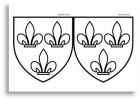 Coloriage Blason Impressionnant Galerie Pdf 4 Blason à Colorier Pour Guirlandes