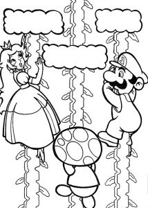 Coloriage Bowser Inspirant Image Coloriage Mario Et Peach Dessin Gratuit à Imprimer