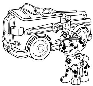 Coloriage Camion Pompier Bestof Collection Coloriage Et Dessins Pat Patrouille Ou Paw Patrol